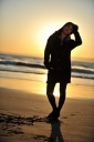 夏木元みなみ - 今年2回目の海での撮影でした。きれいに足跡が残っている撮影もしたかったですね。